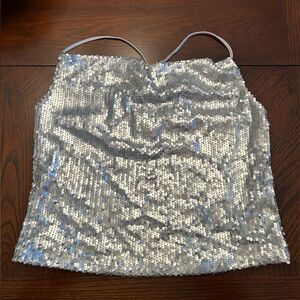 Sincerely Jules Sequin Crop Top Size L